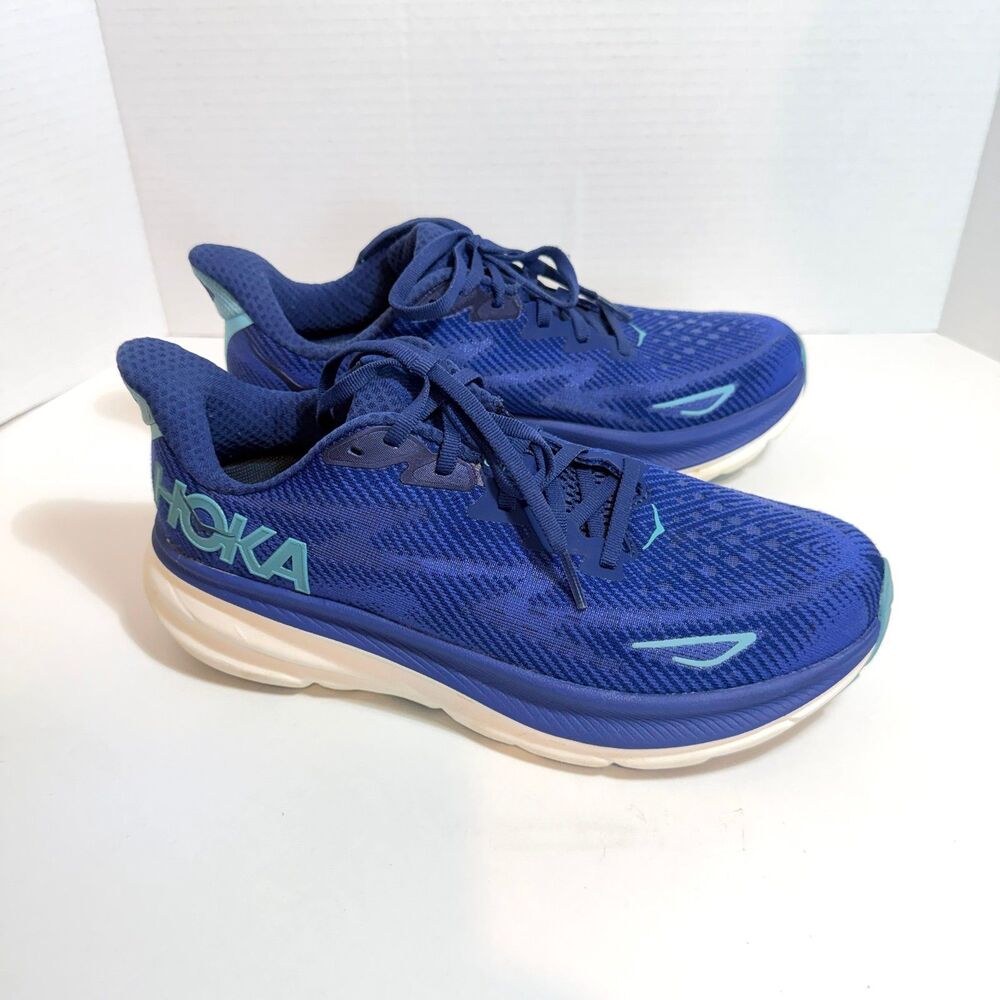 Hoka Clifton 9 Women's Size 8 Blue Bell Estate Blue Running Shoes